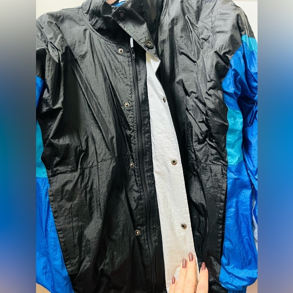 Vintage Christian Dior Teal and Black Jacket size large - Picture 12 of 12